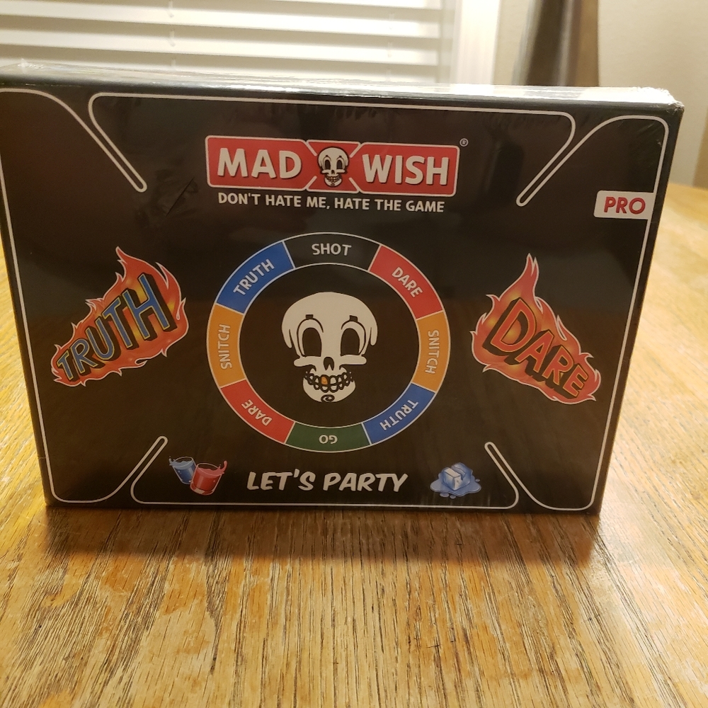 Mad Wish Truth or Dare Drinking Adult Board Party Game 18+  New In Box